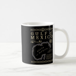 Caneca De Café Bandeira Mexicana Do Golfo Do México Est 1550