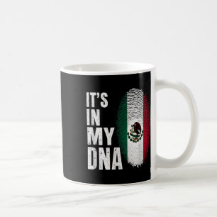 Caneca De Café Bandeira Mexicana Está No Meu Dna