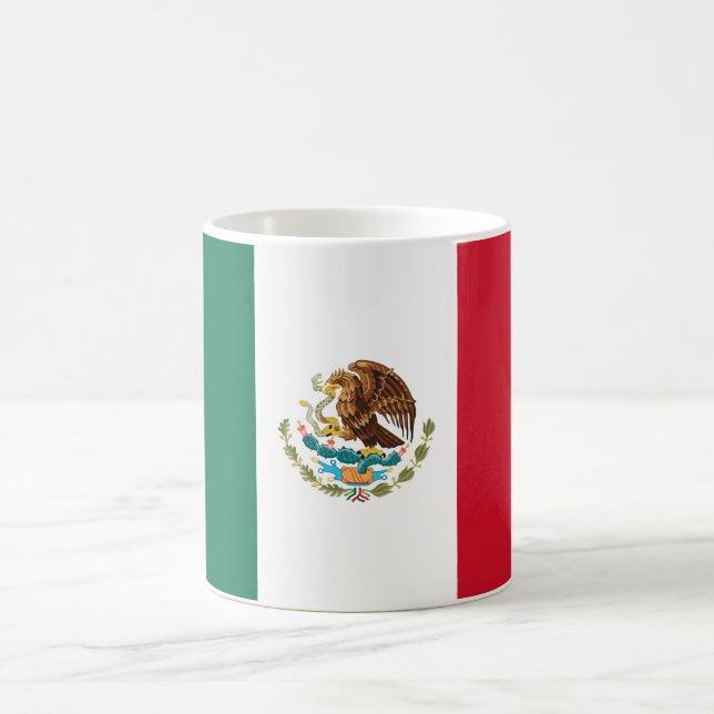 Caneca De Café Bandeira mexicana (México) (Centro)