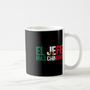 Caneca De Café Bandeira Mexicana Pride Cinco De Mayo El Jefe Mas