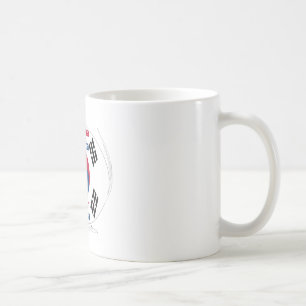 Caneca De Café Bandeira Nacional da Coreia do Sul: Orgulho do Tae