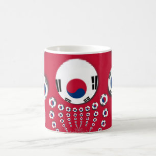 Caneca De Café Bandeira Nacional da Coreia do Sul: Orgulho do Tae