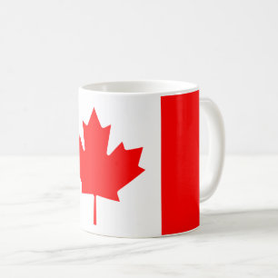 Caneca De Café Bandeira Nacional Patriótica do CANADÁ