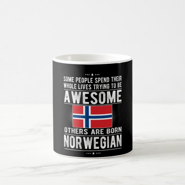 Caneca De Café Bandeira Norueguesa Patrimônio Norueguês Raízes No (Centro)