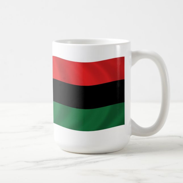 Caneca De Café Bandeira Pan-Africana (UNIA) (Direita)
