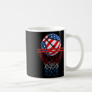 Caneca De Café Bandeira Patriótica Americana No Dia 4 De Julho