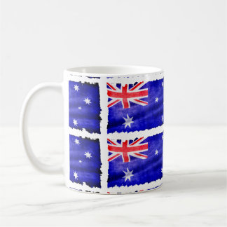 Caneca De Café Bandeira Patriótica Australiana da Austrália para