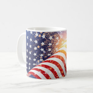 Caneca De Café Bandeira Patriótica Coffee Mug