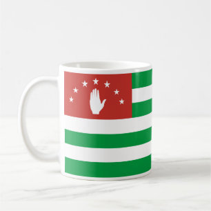 Caneca De Café Bandeira Patriótica da Abcásia