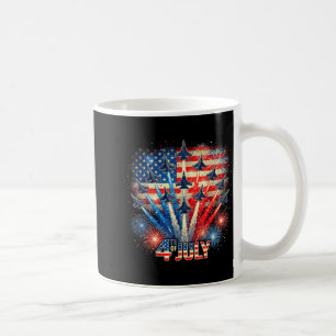 Caneca De Café Bandeira patriótica dos EUA aviões de combate engr
