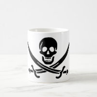 Bandeira Pirata Caveira Espadas Cruzadas