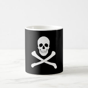 Caneca De Café Bandeira Pirate (Jolly Roger)