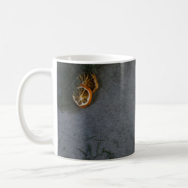 CANECA DE CAFÉ BANDEIRA PRETA E LARANJA (Esquerda)