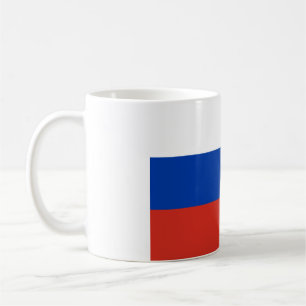Caneca De Café Bandeira russa (russa)