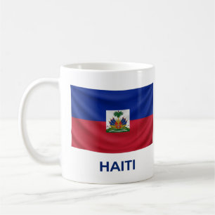 Caneca De Café Bandeira Simples do Haiti Orgulho Diário