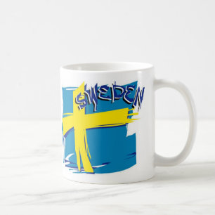 Caneca De Café Bandeira sueco de SFX
