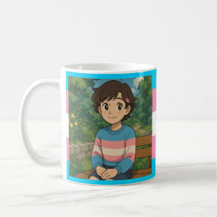 Caneca De Café Bandeira Transgênero   LGBTQIA+ 
