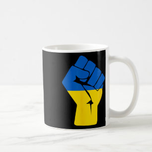 Caneca De Café Bandeira ucraniana Ucrânia Solidariedade Punho Erg