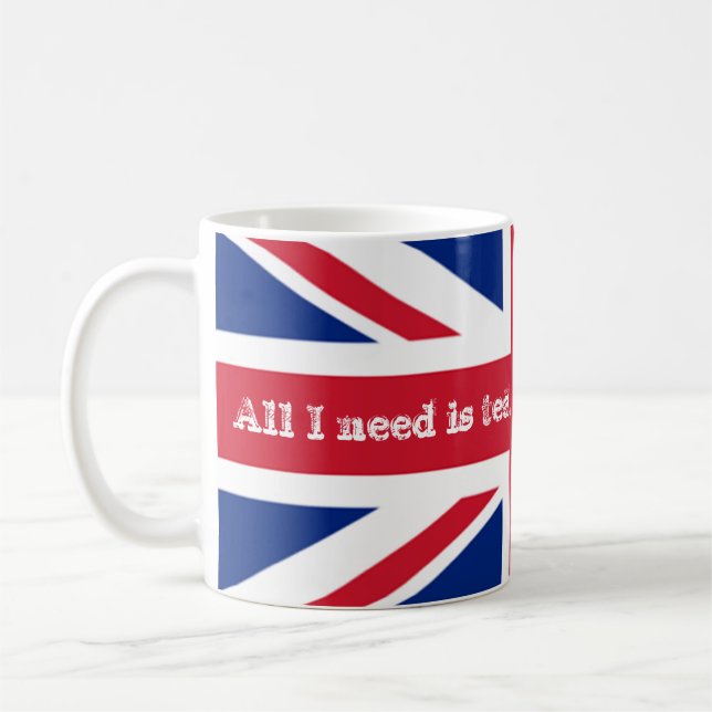 Caneca De Café Bandeira Union Jack do chá da necessidade de (Esquerda)