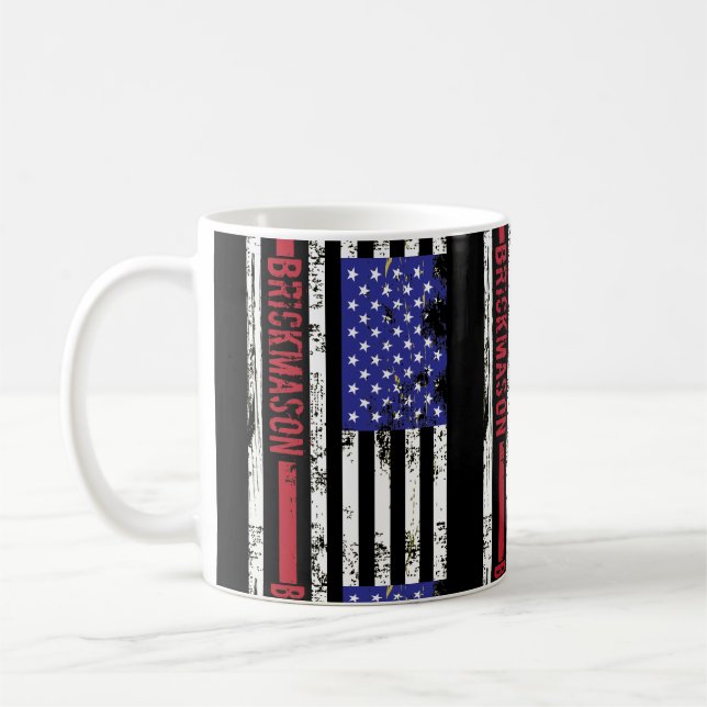 Caneca De Café Bandeira v2 de Brickmason E.U. (Esquerda)