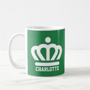 Caneca De Café Bandeira (variante) de Charlotte, NC