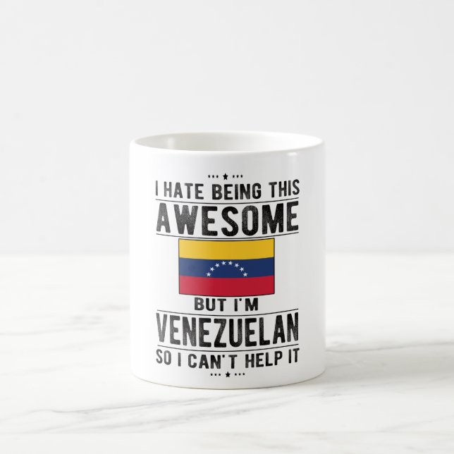 Caneca De Café Bandeira venezuelana Proud Raízes venezuelanas (Centro)