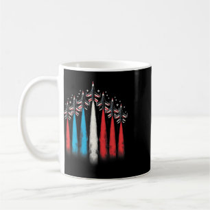 Caneca De Café Bandeira Vermelha Branca Azul Patriótica Dos EUA J