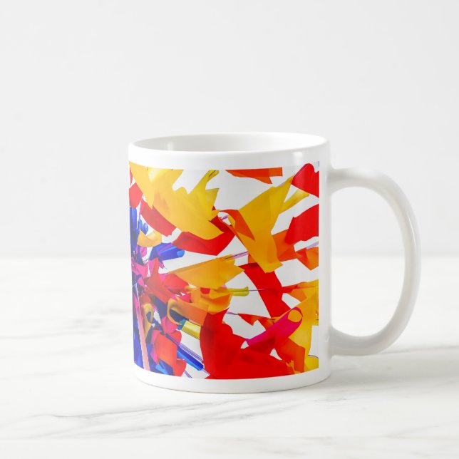 Caneca De Café Bandeiras coloridas (Direita)