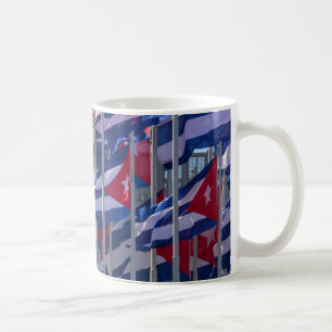 Caneca De Café Bandeiras cubanas, Havana, Cuba