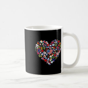 Caneca De Café Bandeiras Dos Países Do Mundo