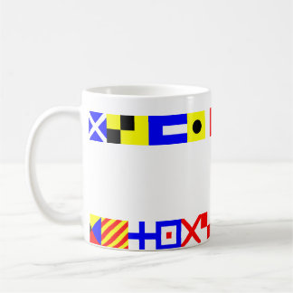 Caneca De Café Bandeiras náuticas