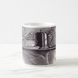 Caneca De Café Bandeja de chá de vinheta