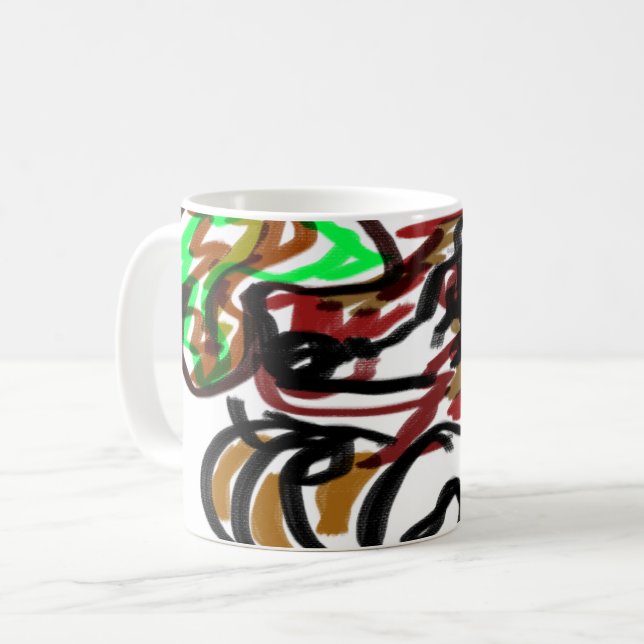 Caneca De Café bandeja de serviço (Frente Esquerda)