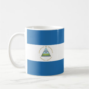 Caneca De Café Bandera da Nicarágua