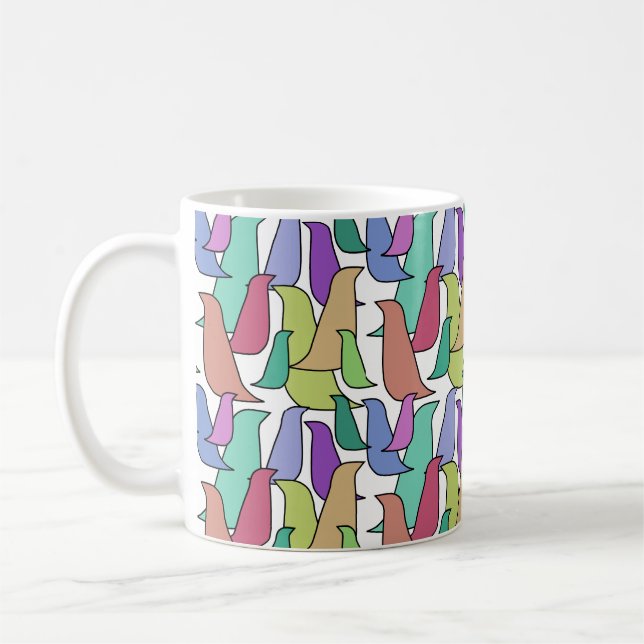 Caneca De Café Bando de Aves (Esquerda)