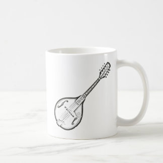 Caneca De Café Bandolim "desenho "