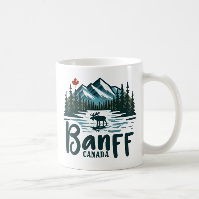 Caneca De Café Banff National Park (Direita)