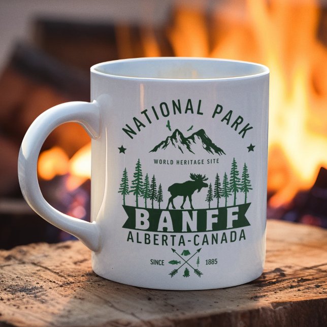 Caneca De Café Banff National Park Beautiful Landscape (Criador carregado)