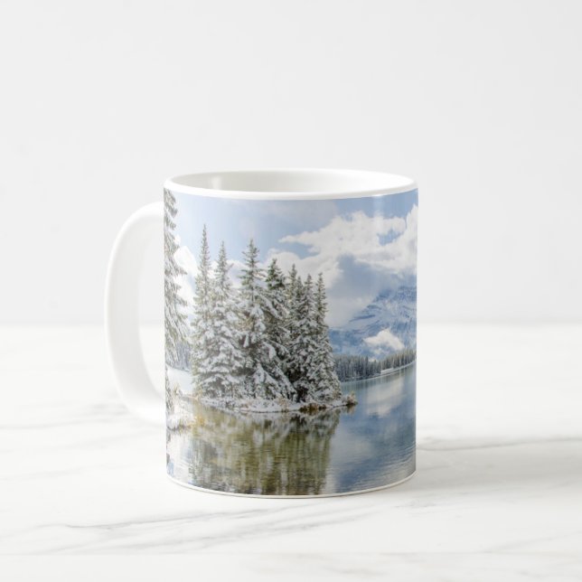 Caneca De Café Banff National Park no inverno (Frente Esquerda)