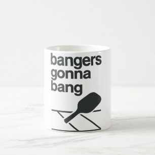 Caneca De Café Bangers Gonna Bang Humor de Pickleball Engraçado
