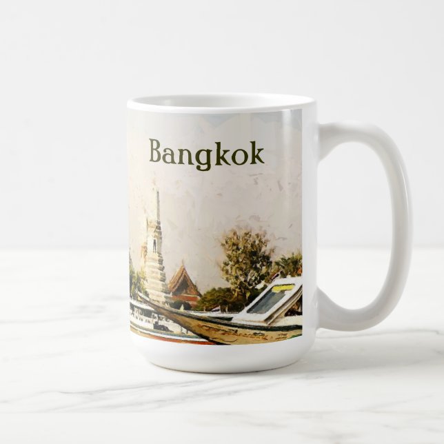 Caneca De Café Bangkok, Tailândia (Direita)
