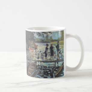 Caneca De Café Banhistas em La Grenouillère de Claude Monet