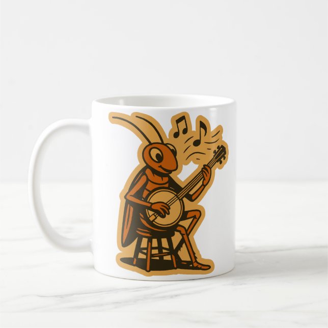 Caneca De Café Banjo Cricket (Esquerda)