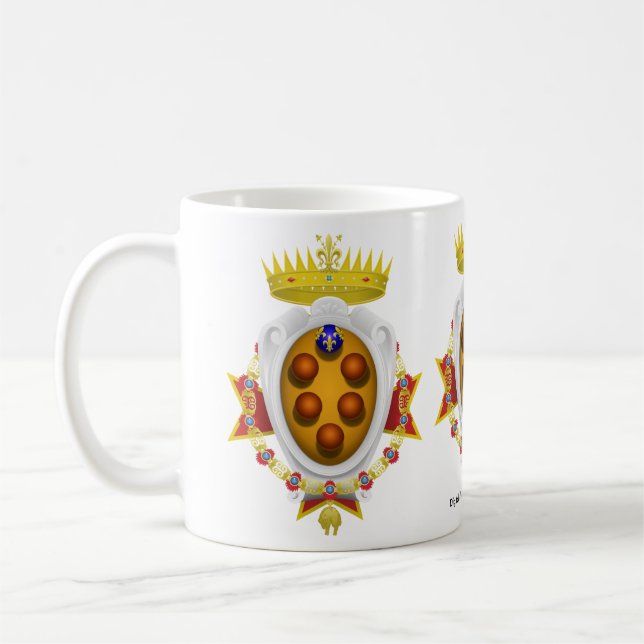 Caneca De Café Banner Grão-Ducado da Toscana (Esquerda)