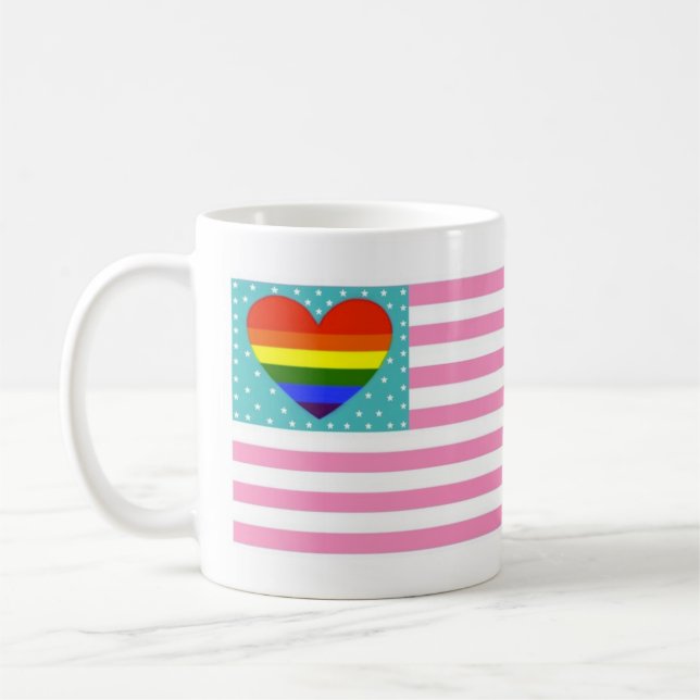 Caneca De Café Banner LGBTQI (Esquerda)
