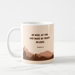 Caneca De Café Baptism Gift JW Mug Bíblia Verse Para Ele