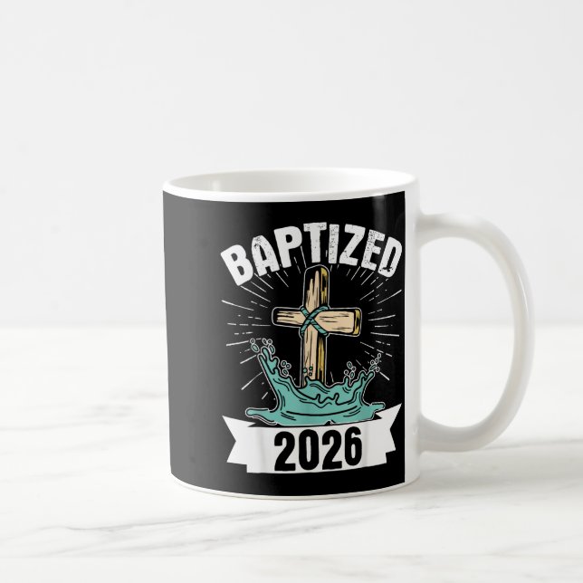 Caneca De Café Baptized 2026  (Direita)