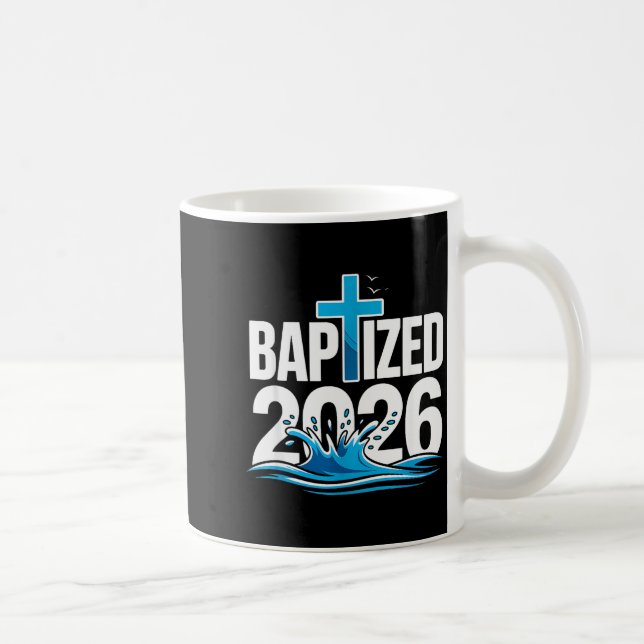 Caneca De Café Baptized 2026  (Direita)