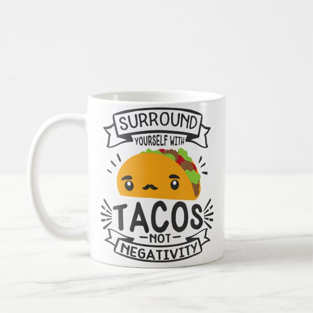 Caneca De Café Bar de Tacos para Amante de Tacos (Esquerda)