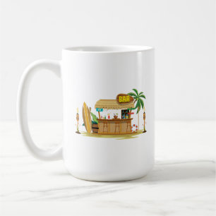 Caneca De Café Bar Mug Tiki